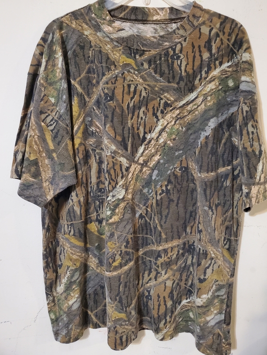 Mossy Oak Other - 90s Mossy Oak Shadow Woodland Camo Short Sleeve Tee - Brown Realtree